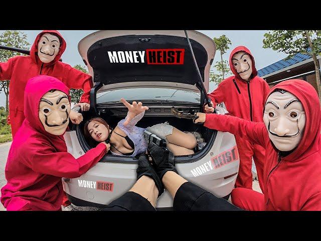 Parkour MONEY HEIST Season 2 || POLICE Revenge and MONEY HEIST Can't ESCAPE (BELLA CIAO REMIX) POV