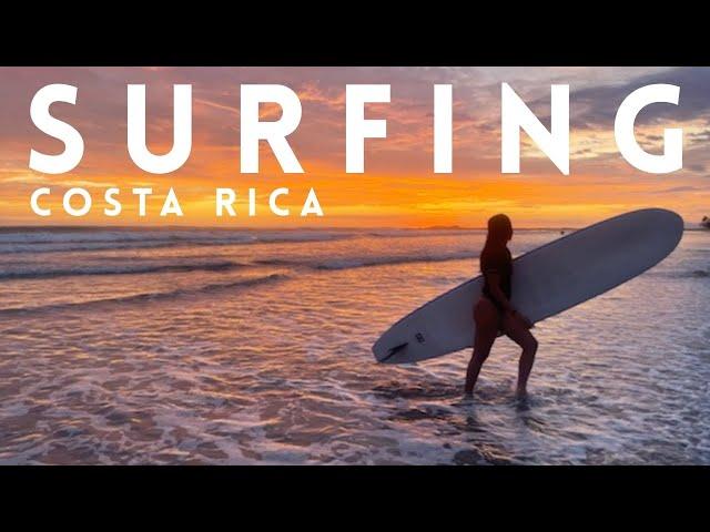 Surfing Santa Teresa | Surfing Lessons | Costa Rica Travel Vlog