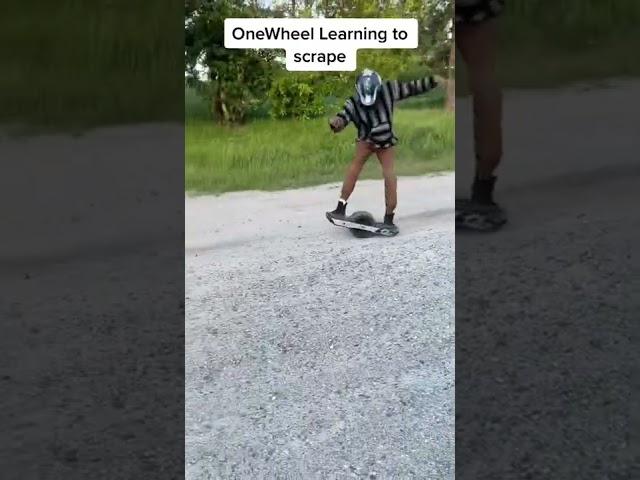 OneWheel Learning to scrape #onewheeltricks #onewheelGT #onewheeling #northernontario #acutedispute