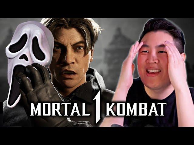 MORTAL KOMBAT 1 - GHOSTFACE FACE REVEALED & STORY ENDING!! [REACTION]