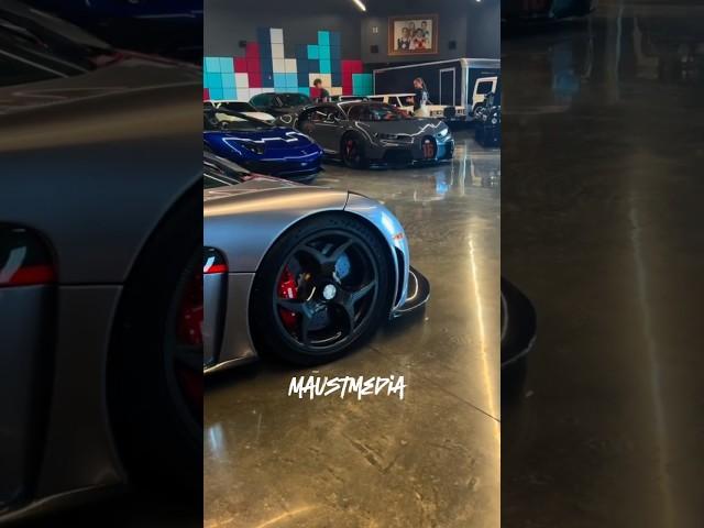Not your average garage#maustmedia #luxuryhypercars #luxurycar #motivation