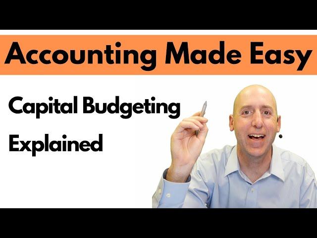 MA42 - Capital Budgeting - Net Present Value - Explained