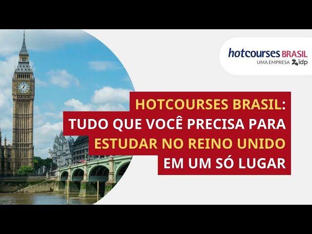 Encontre seu curso no Reino Unido com a ajuda do Hotcourses Brasil