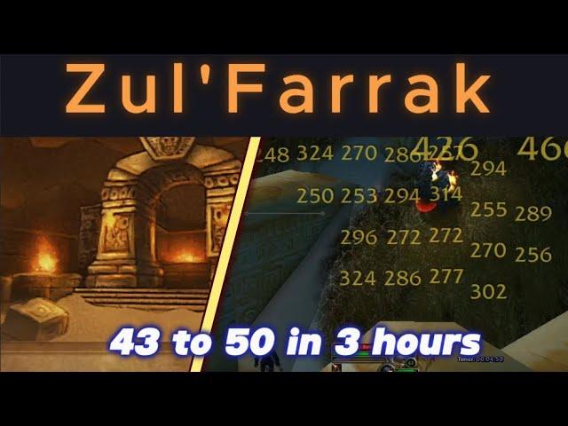 Hunter Solo Zul'Farrak I 300k+ xp per hour 80+ mobs I 10min/run Classic SoD