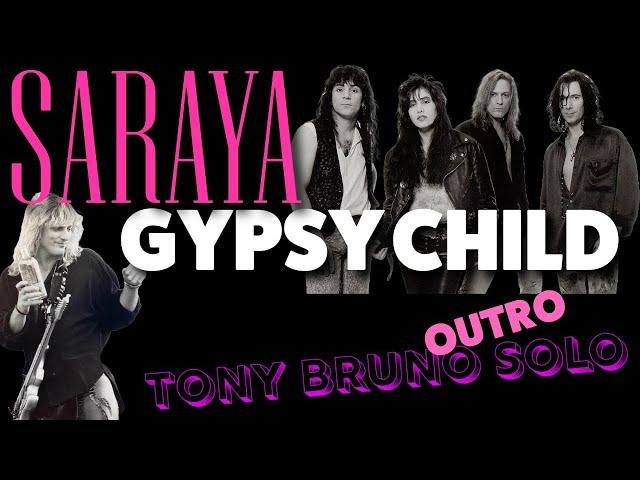 Tony Bruno Guitar Solo / Video Demo - Outro Solo on Gypsy Child by Saraya