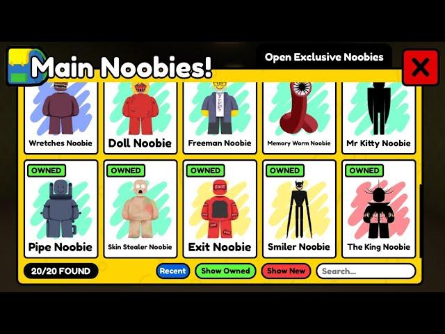 How to get ALL NEW NOOBIES in FIND THE NOOBIES Roblox [ Backrooms Update ]