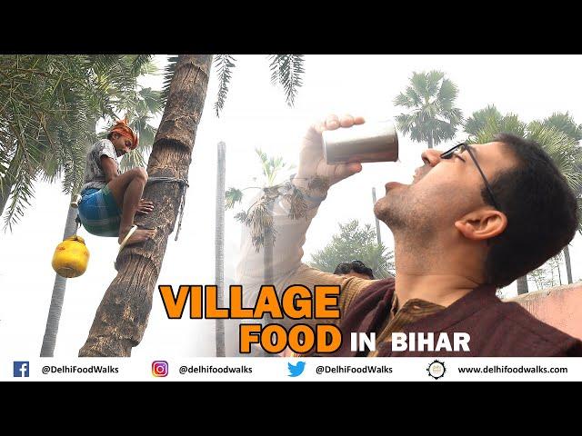 VILLAGE Food in BIHAR- A PERFECT day Cooking, Eating, Drinking, Walking with locals in Vill Parsauna