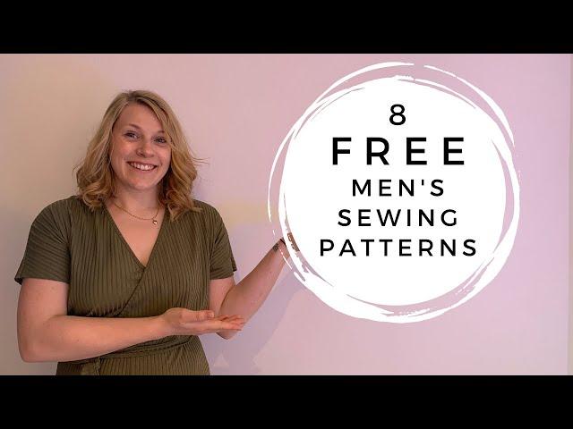 8 Absolutely FREE Sewing Patterns For Men!