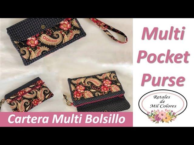 92- Purse Wallet with Pockets and Compartments. Free molds