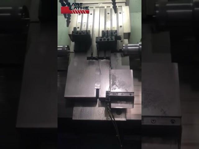 How to process the S.S workpiece on a double spindle CNC lathe with a fully automatic solution