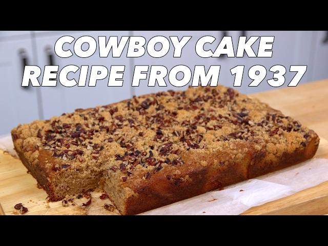 Vintage ‘Cowboy Cake’ Recipe from a Mystery Cookbook