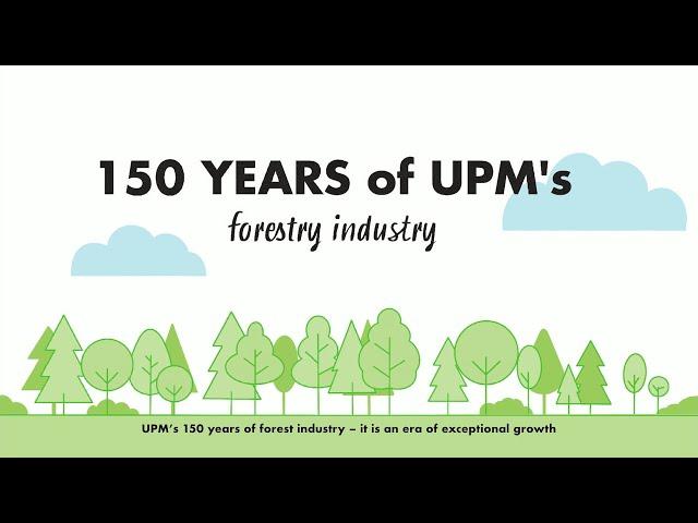 150 years of forest industry at UPM