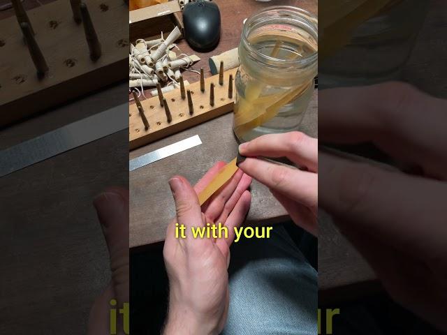 A quick improvement to your next #bassoon reed is… #woodworking