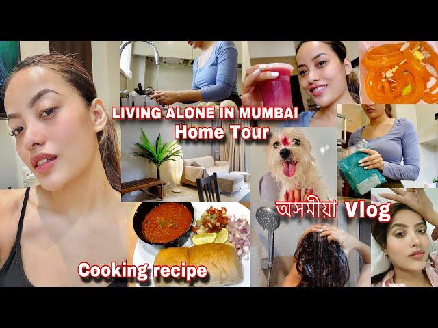 LIVING ALONE IN MUMBAI | Caeser Lily’s update-New Assamese Vlog @KerlineVlogs