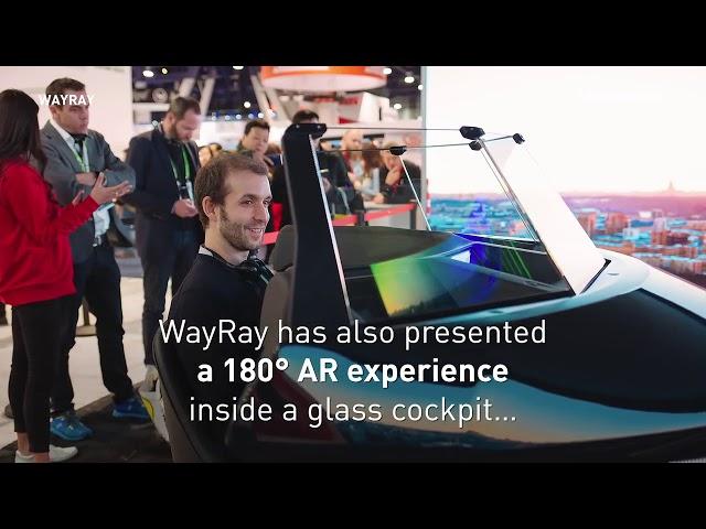 WayRay demos a car with built-in augmented reality head-up display