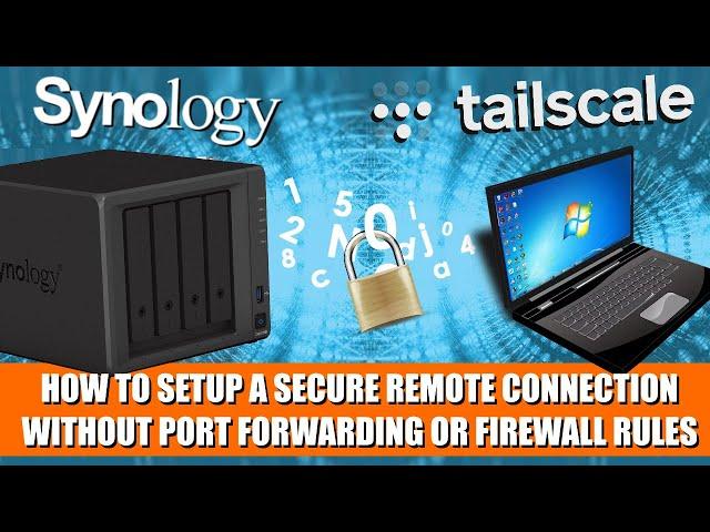 Tailscale on a Synology NAS - Secure Remote Connection without Port Forwarding or Firewall Rules