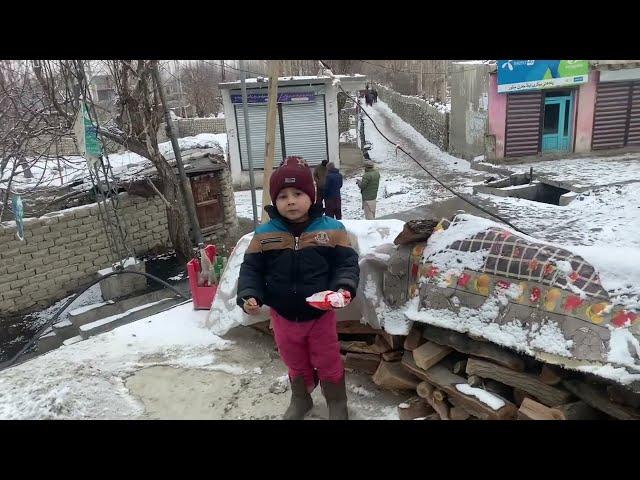 Life in Skardu in Winter|Heavy Snowfall Harsh Weather But Natural And Peaceful Views of Skardu.