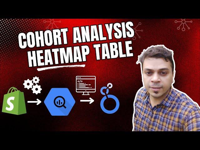 How to Create Cohort Analysis Table in Looker Studio from Shopify via BigQuery & Airbyte