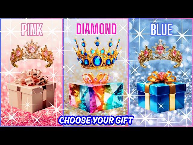 Choose YOUR Gift..! Pink, Diamond and Blue edition 3 Giftbox challenge