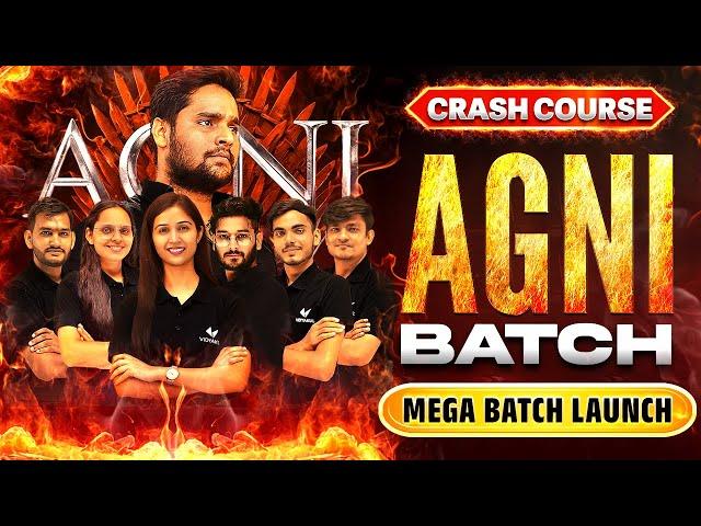 Agni Batch 2025 Crash Course MEGA LAUNCH | Bihar Board Crash Course Batch Launch 2025 | Hindi Medium