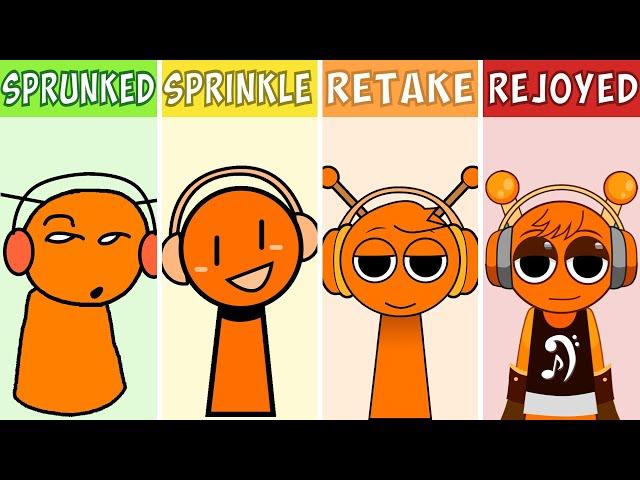 Incredibox Sprunki ALL SOUNDS - Sprunked VS Sprinkle VS Retake VS Rejoyed