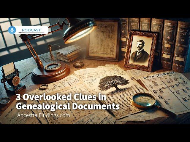 3 Overlooked Clues in Genealogical Documents | Ancestral Findings Podcast