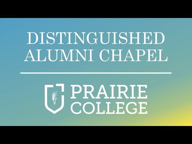 Distinguished Alumni Chapel - Sept 27, 2024