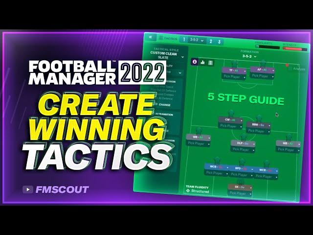 FM22 - Creating Winning Tactics | 5 Steps Tactic Guide