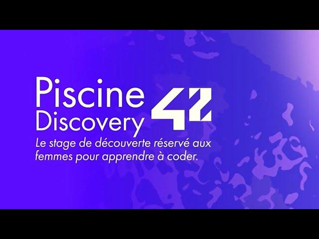 Piscine Discovery à 42 Paris - réservé aux femmes !