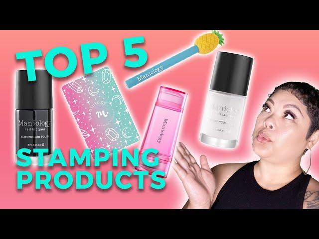 Tiana's TOP 5 Stamping Nail Art Products - Maniology LIVE!