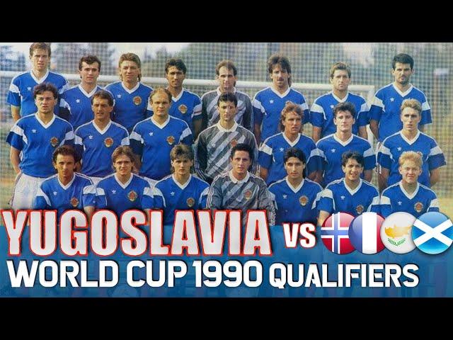 Yugoslavia World Cup 1990 Qualification All Matches Highlights | Road to Italy