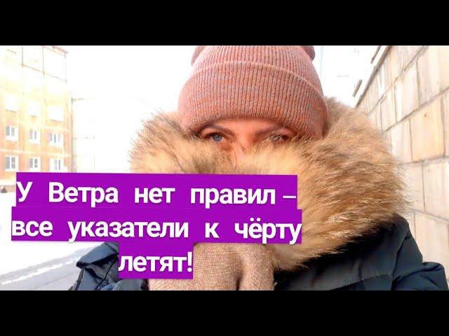 Норильск/Ветер/Зима вернулась.