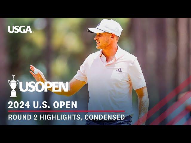 2024 U.S. Open Highlights: Round 2, Condensed