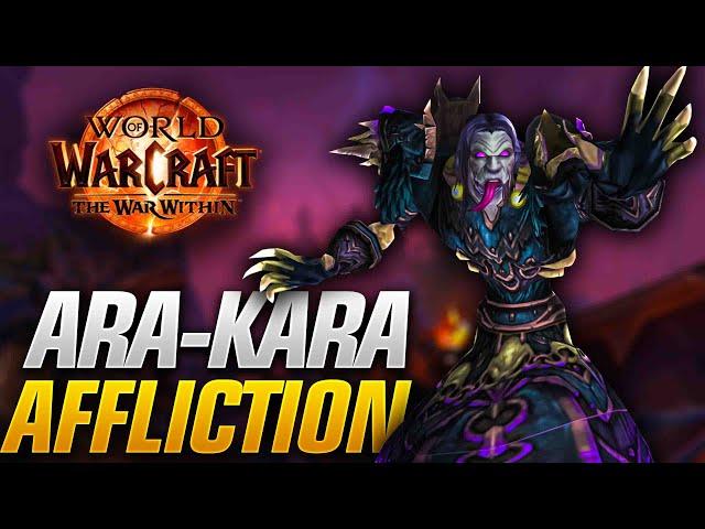 Affliction Warlock +10 Ara-Kara, City of Echoes! | Soul Harvester POV