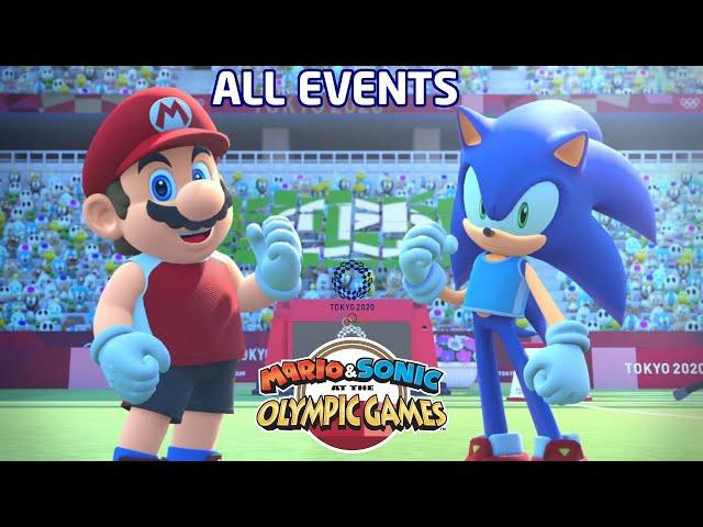 Mario & Sonic at the Tokyo 2020 Olympic Games - All Events (Very Hard Mode)