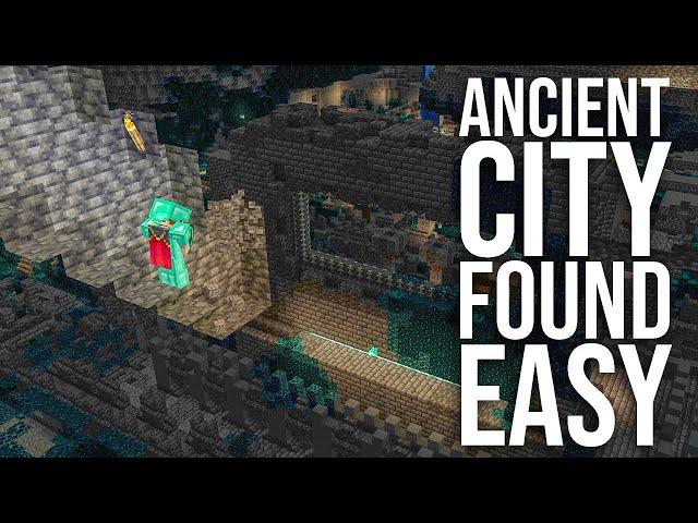 How to Find an ANCIENT CITY in Minecraft  2025 Guide | FIND Ancient CITIES Location on Minecraft