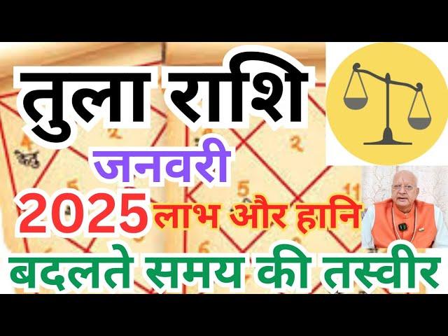 तुला राशि ll जनवरी 2025 ll लाभ और हानि ll बदलते समय की तस्वीर ll LIBRA