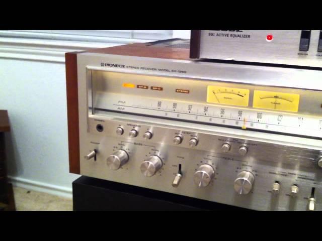 Pioneer SX-1250 + Bose 901-II speakers and equalizer + Dual 1229 phonograph