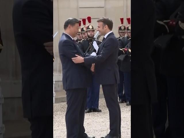 France's Macron Welcomes China's Xi to Paris