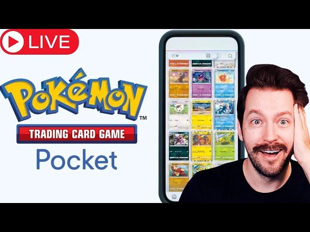 Pokemon TCG Pocket LAUNCH Stream Day 2