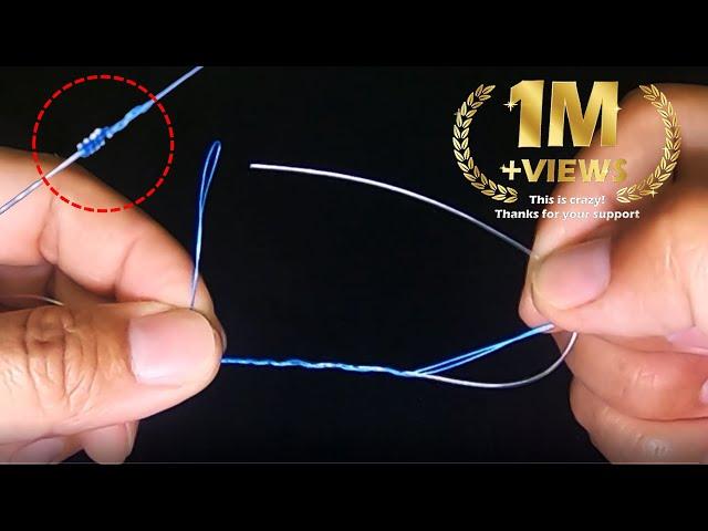 Alternative to YUCATAN KNOT | Extremely Strong Braid to Leader Fishing Knot