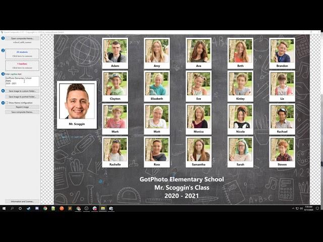 School Group Photos Made Easy - New Software!