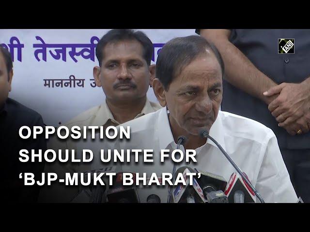 Opposition parties should unite for ‘BJP-mukt Bharat’: Telangana CM KCR | India News