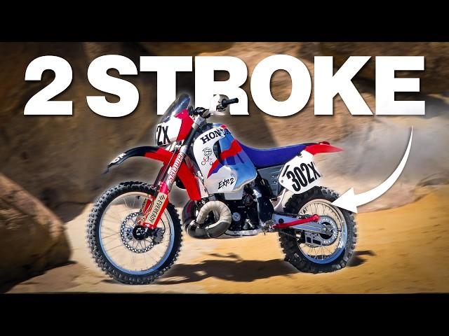 When Honda Took a 2 Stroke to Dakar!