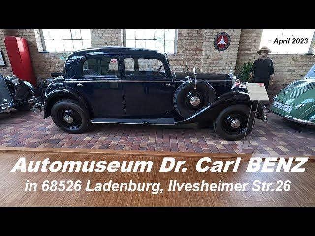 Automuseum Dr. Carl BENZ - April 2023 - in 68526 Ladenburg, Ilvesheimer Str. 26