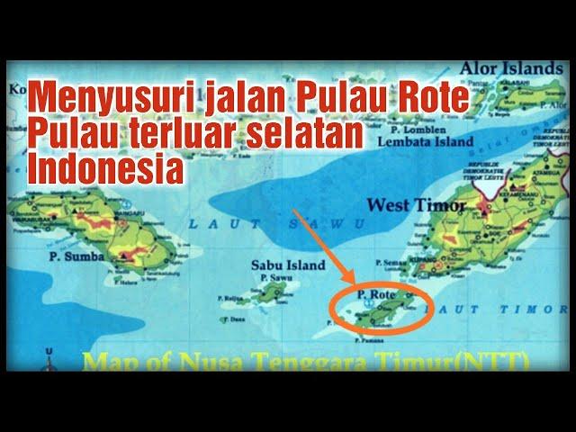 Pulau Rote pulau ter luar selatan Indonesia | Menyusuri jalan pulau Rote