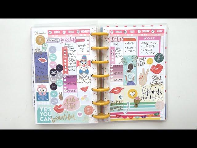 Plan With Me Mini Vertical Happy Planner