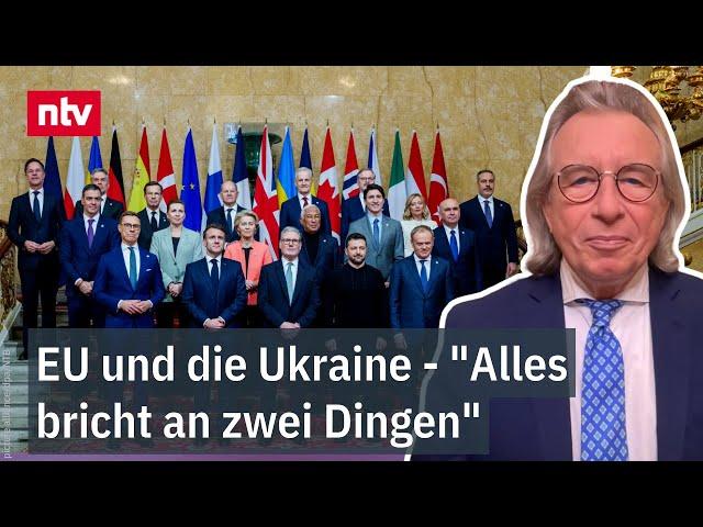 EU und die Ukraine - "Alles bricht an zwei Dingen": Jäger bewertet EU-Ordnungsversuch