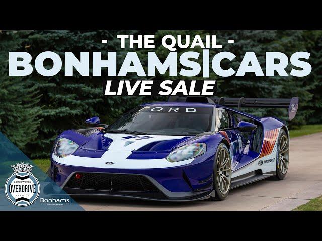 Bonhams|Cars The Quail Auction | Live stream