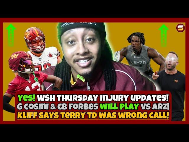 Cosmi WILL PLAY vs Cardinals! Kliff Says Terry TD Was WRONG PLAYCALL! Forbes Returns! Efe & Magee?!